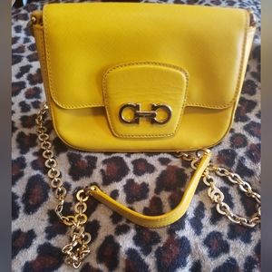 Authentic Pre-owned Yellow Ferragamo Bag